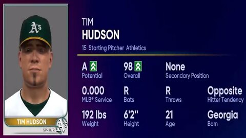 How To Create Tim Hudson MLB The Show 22