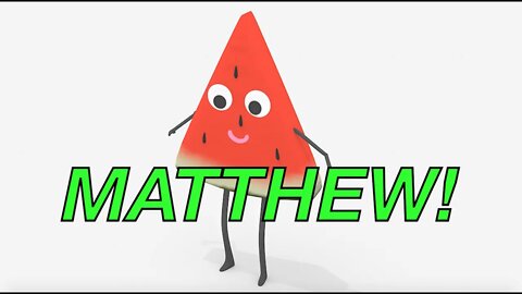 Happy Birthday MATTHEW! - WATERMELON Birthday Song