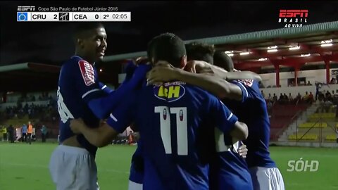 Os Gols do Jogo Cruzeiro 2 x 1 Ceará Copa São Paulo 16 01 2016