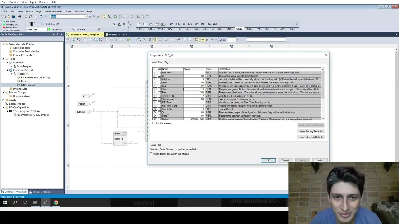 Studio5000 - Controle de Processo utilizando bloco #IMC no #Studio5000