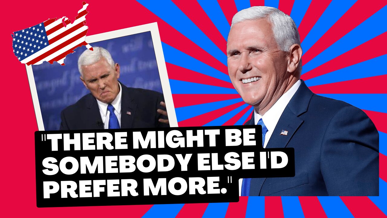 Pence on whether he'd vote for Trump in 2024!