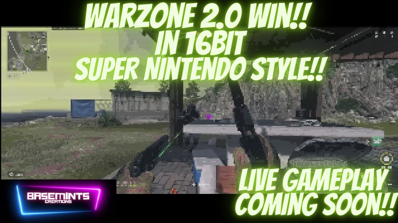 Warzone 2.0 Win!! In 16bit!! Super Nintendo Style Preview!!