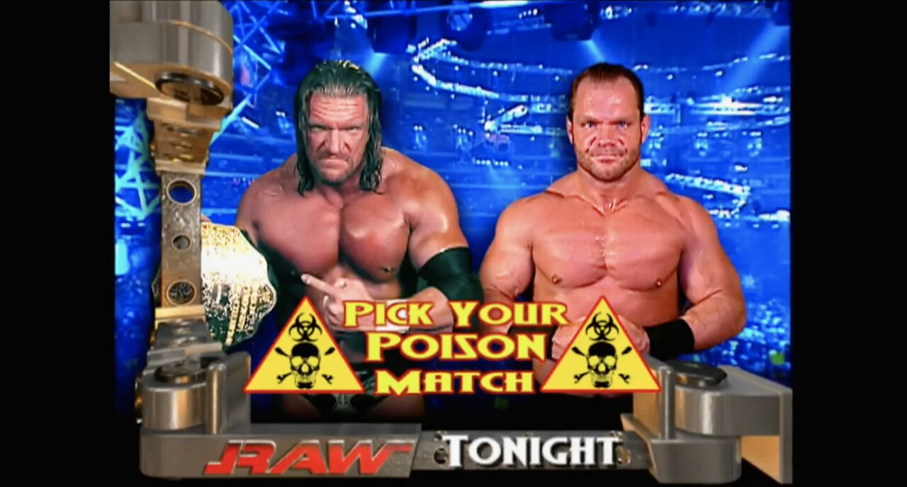 Triple H vs Chris Benoit - Pick Your Poison Match (Full Match)