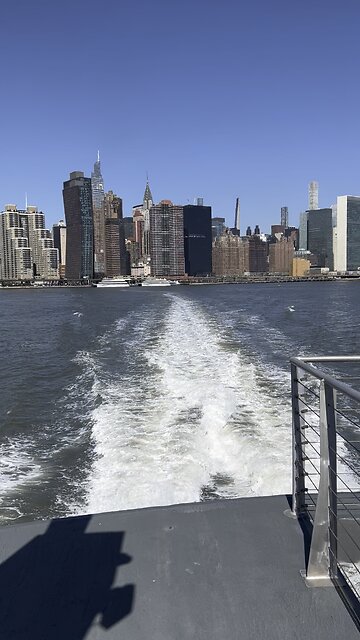 East river in water raxi