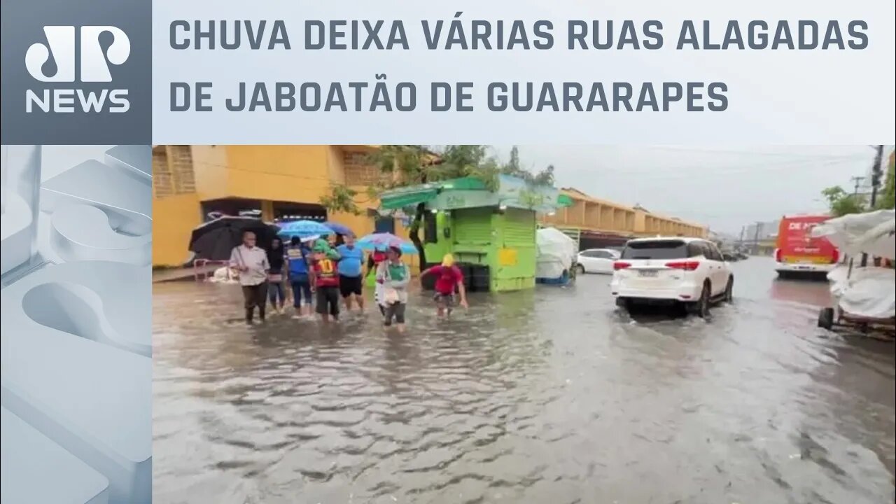 Após fortes chuvas, governo de Pernambuco decreta situação de emergência em 12 cidades