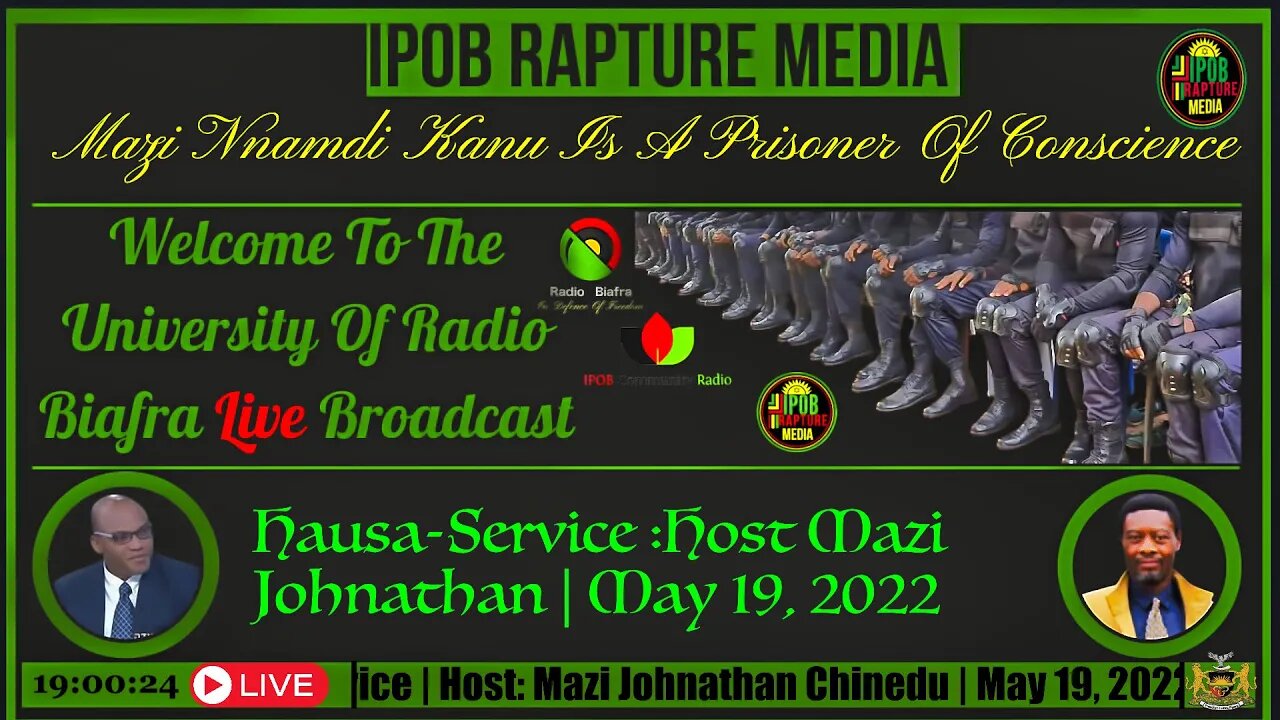 Welcome To The University Of Radio Biafra | Hausa-Service | Host:Mazi Johnathan | May 19, 2022