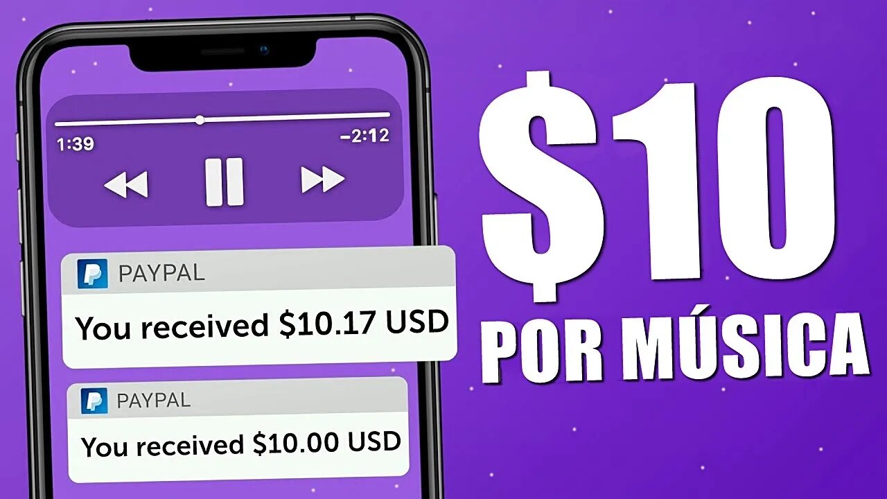 Ganhe $700 Apenas Ouvindo Músicas! (Ganhar Dinheiro Online no PayPal)