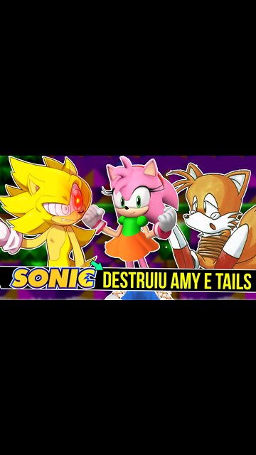 SONIC destruiu TAILS e AMY | Super Sonic ENLOQUECEU - Rk Play