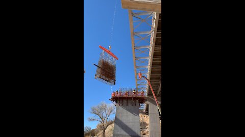 Top section of pier column.