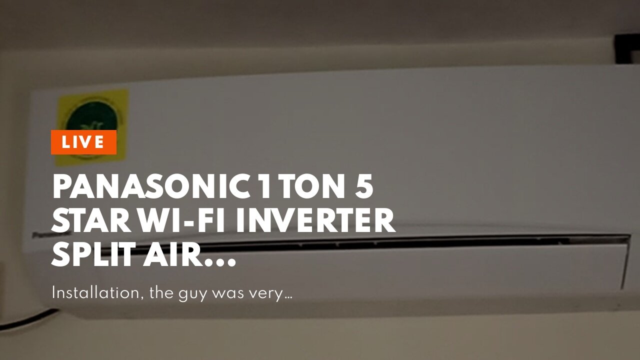 Panasonic 1 Ton 5 Star Wi-Fi Inverter Split Air Conditioner (Copper, Shield Blu Anti-Corrosion...