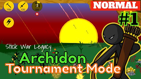 Tournament Mode | Levels Normal | 1st Round | Archidon VS Blake