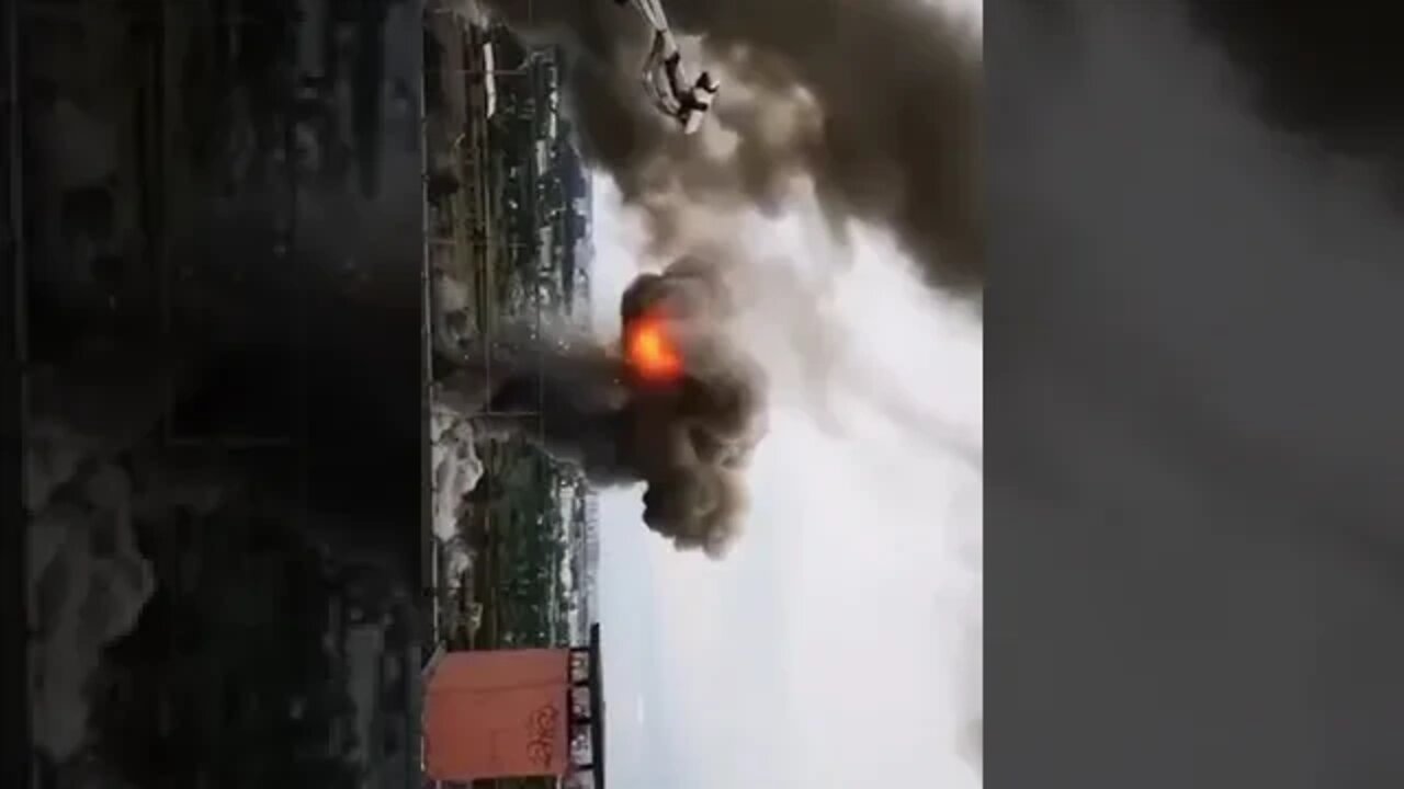 Moment of Impact in #kyiv #ukrainewar