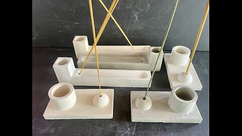 Cement Incense Holder | Concrete Stick Incense Holder | Stylish | HANDMADE | JLK