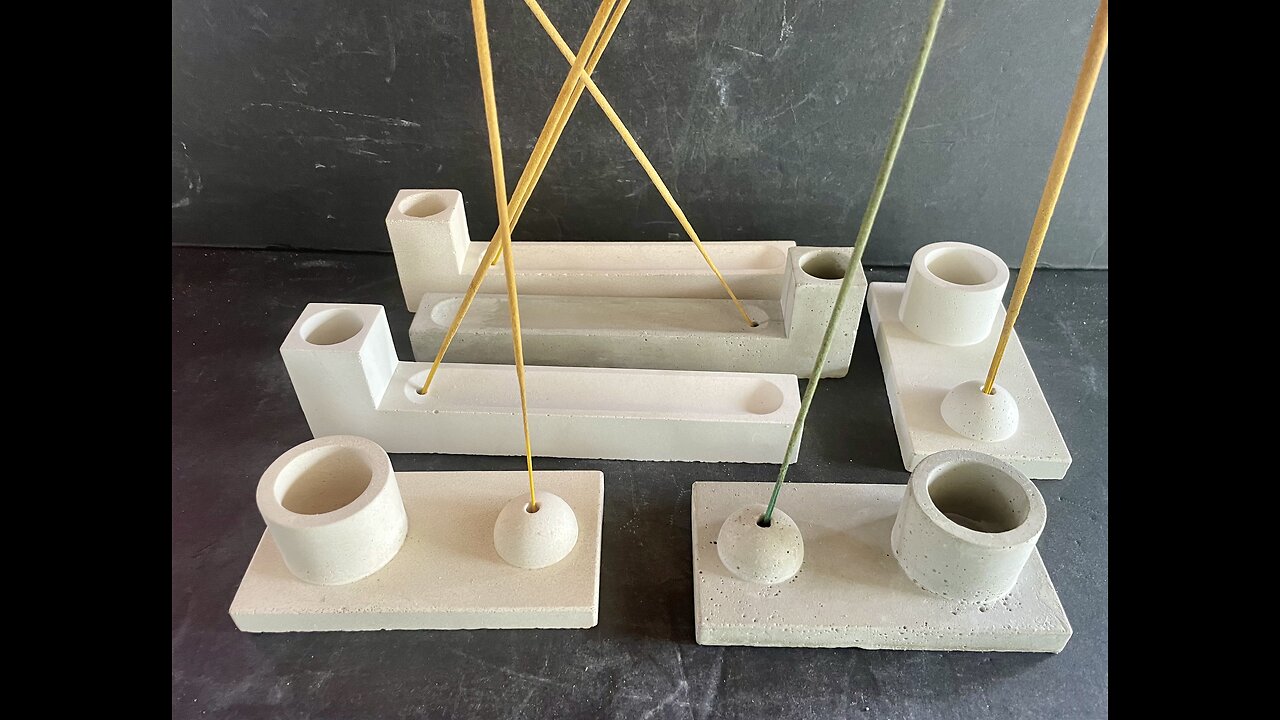 Cement Incense Holder | Concrete Stick Incense Holder | Stylish | HANDMADE | JLK