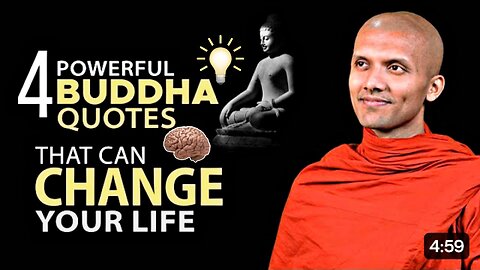 4 Powerful Buddha Quotes That Can Change Your Life| Buddhism In English