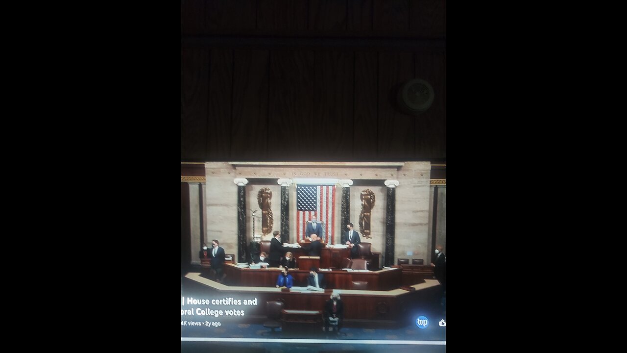 J6 1st Session 117th Congress Reads Into Record Unsealed Presidential Message