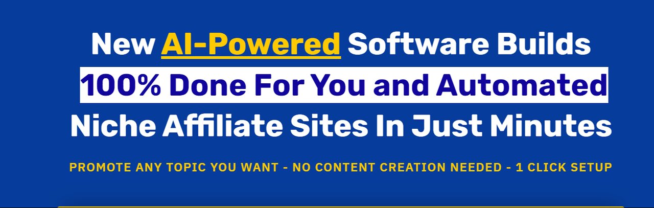 NicheBuildr AI Review: The Automated Affiliate Site Builder You Need.