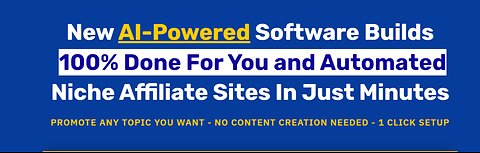 NicheBuildr AI Review: The Automated Affiliate Site Builder You Need.