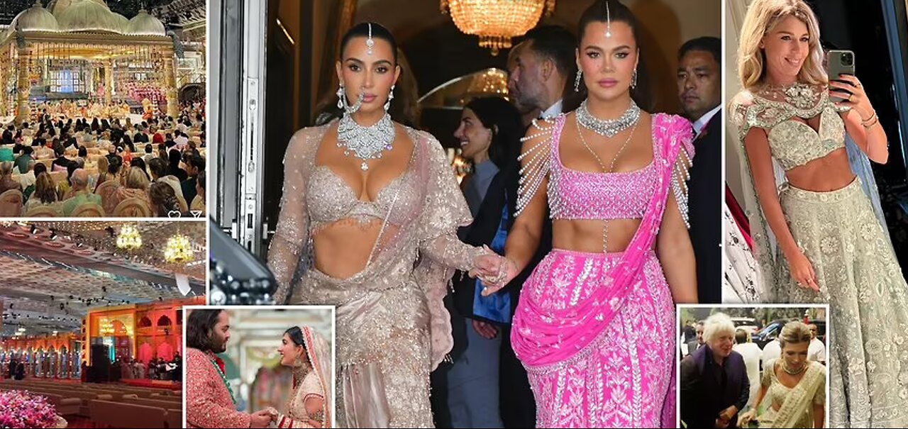 The BIGGEST wedding in the world! Inside the incredible £250 MILLION pounds there's the Kardashians