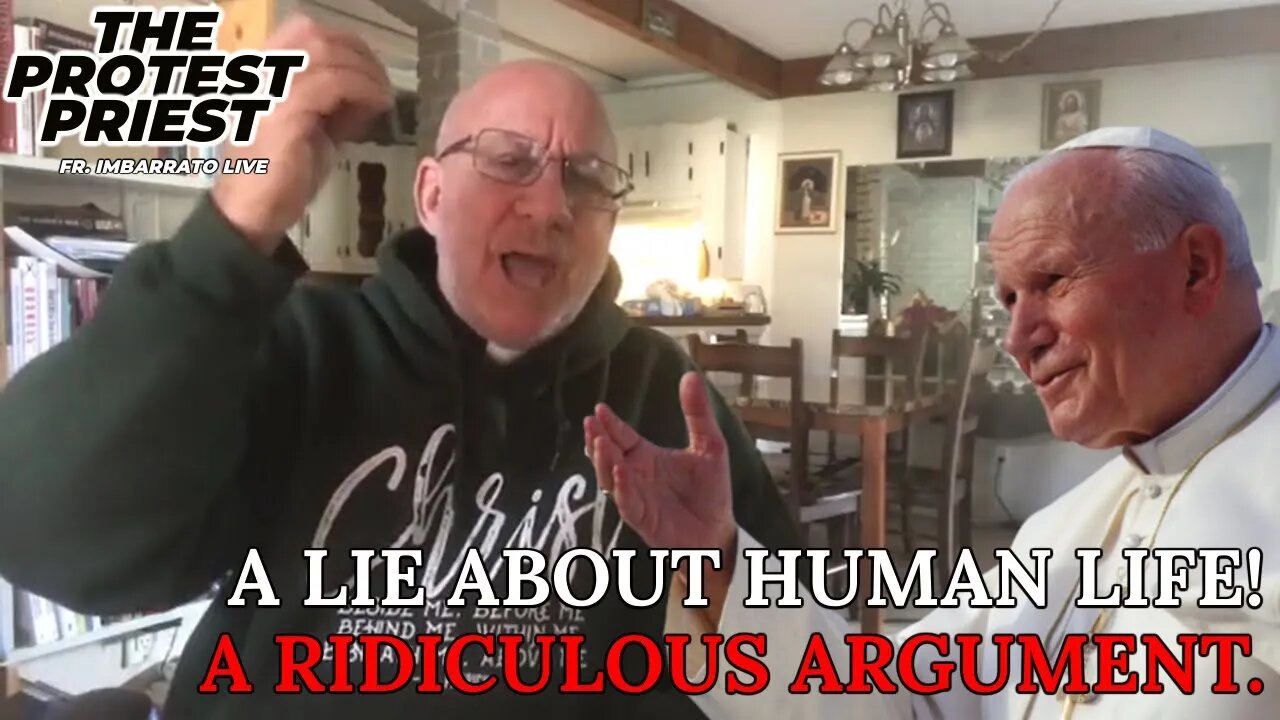 A LIE Being Told About Human Life and Suffering! | Fr. Stephen Imbarrato Live