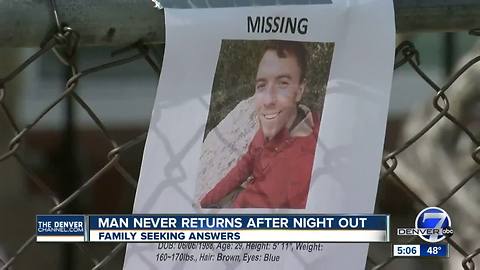 No trace of missing Minnesota man who disappeared after night out in Denver