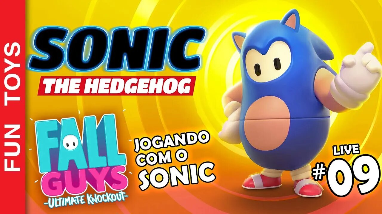 SONIC dentro do FALL GUYS, venha ver como ficou!