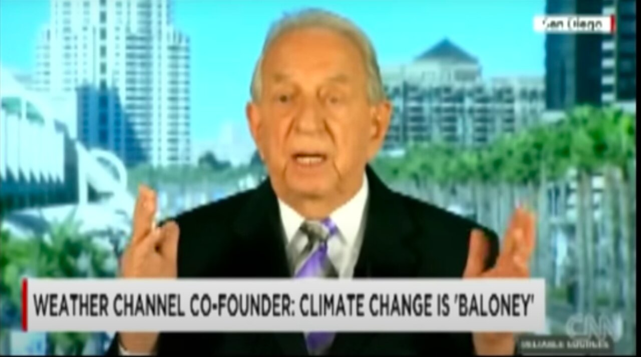 Coleman Weather Channel Founder states Climate Change is baloney on CNN! Hear him stand up to them!