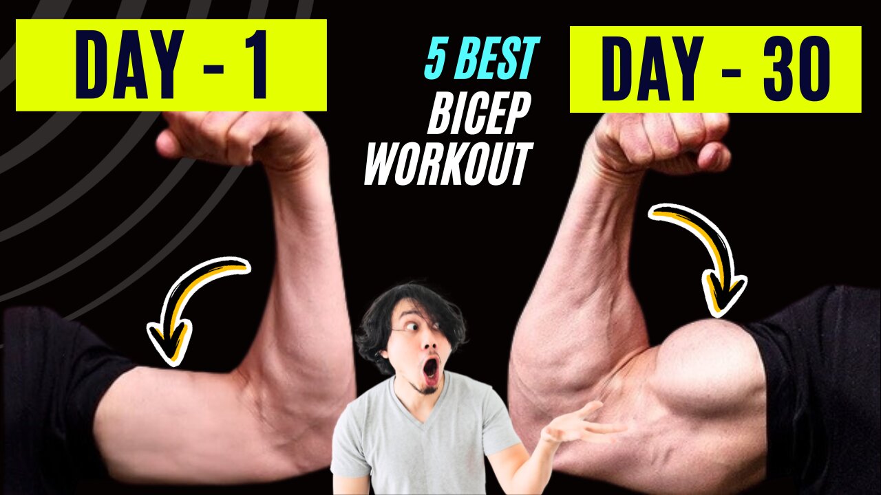 5 Best Exercise to build Strong BICEP💪🏻 Build Huge Biceps यह नहीं किया तो क्या किया #workout