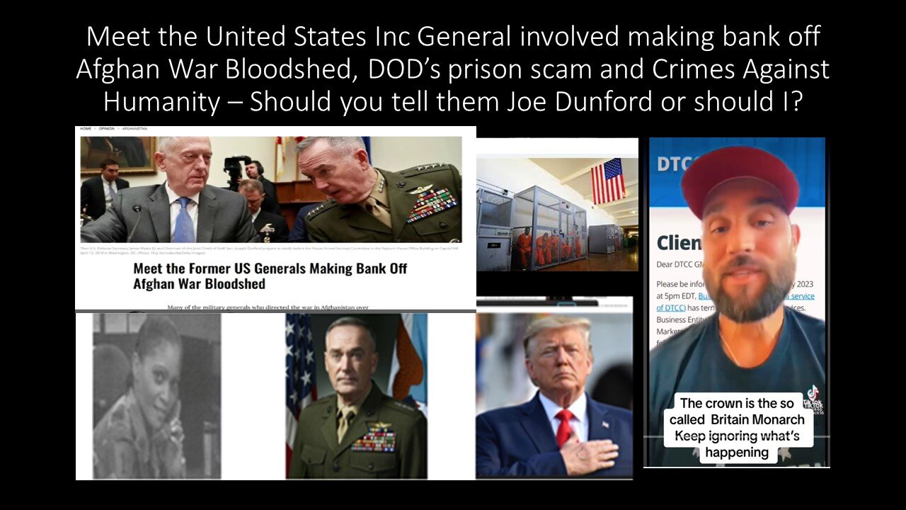 Meet the United States Inc General involved making bank off Afghan War Bloodshed, DOD’s prison scam