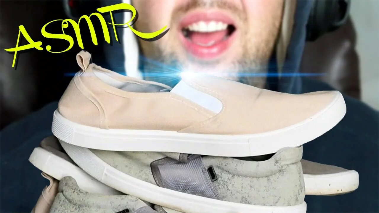 ASMR SHOES NEW SHOES vs OLD SHOES vs BROKEN SHOES TRIGGERS TAPPING SCRATCHING LONG