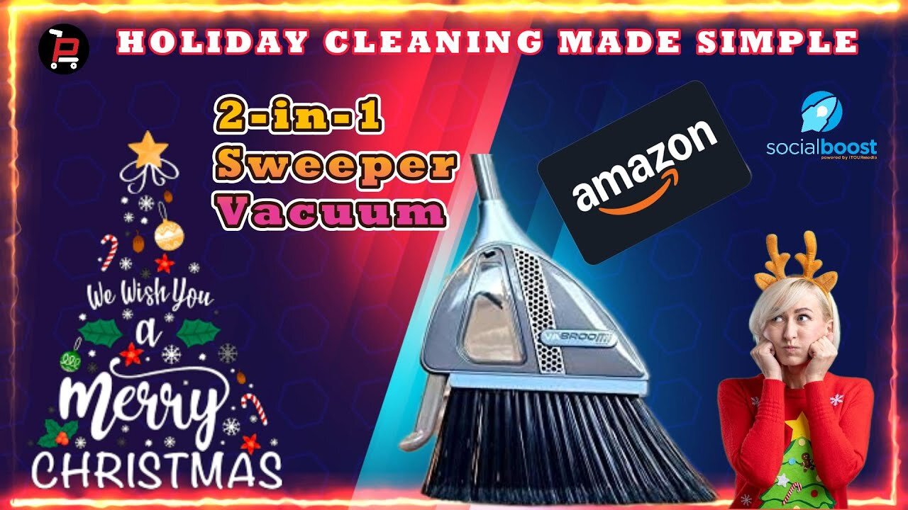 Cordless 2-in-1 Sweeper with Built-in Vacuum Review | The Ultimate Holiday Helper! 🎄✨