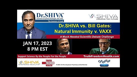 Dr.SHIVA vs. Bill Gates: Natural Immunity vs. VAXX. Debate Challenge.