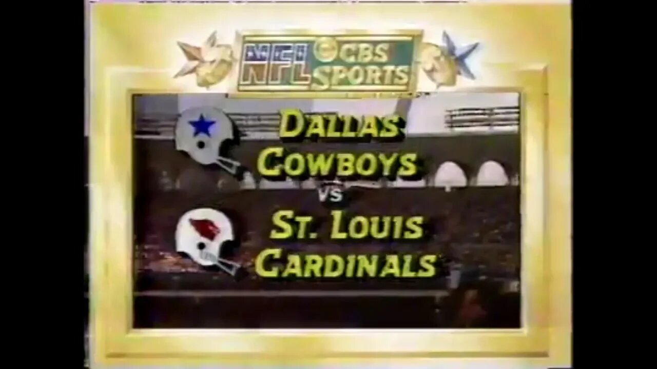 1982-09-19 Dallas Cowboys vs St Louis Cardinals