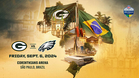 Green Bay Packers vs Philadelphia Eagles BRAZIL | NFL Kickoff Week 1 FNF Live Reactions & Commentary