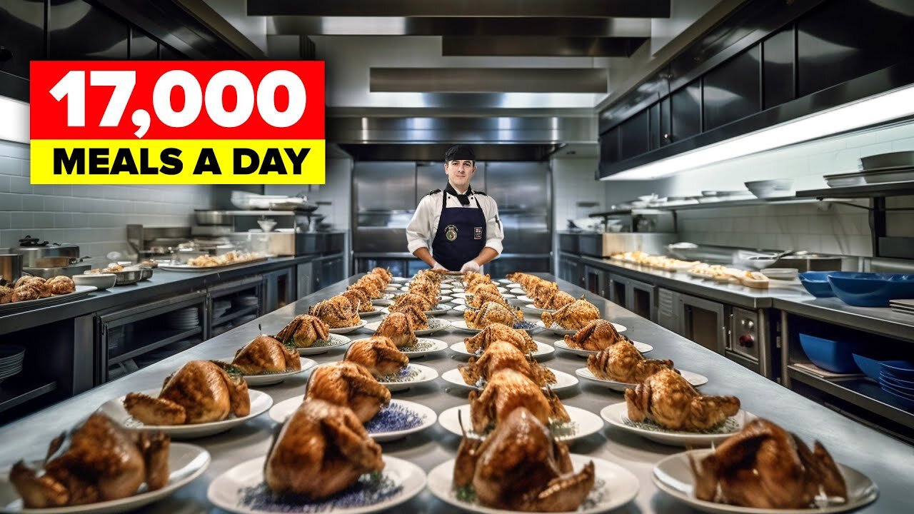 How Aircraft Carriers Prepare 17000 Meals a Day