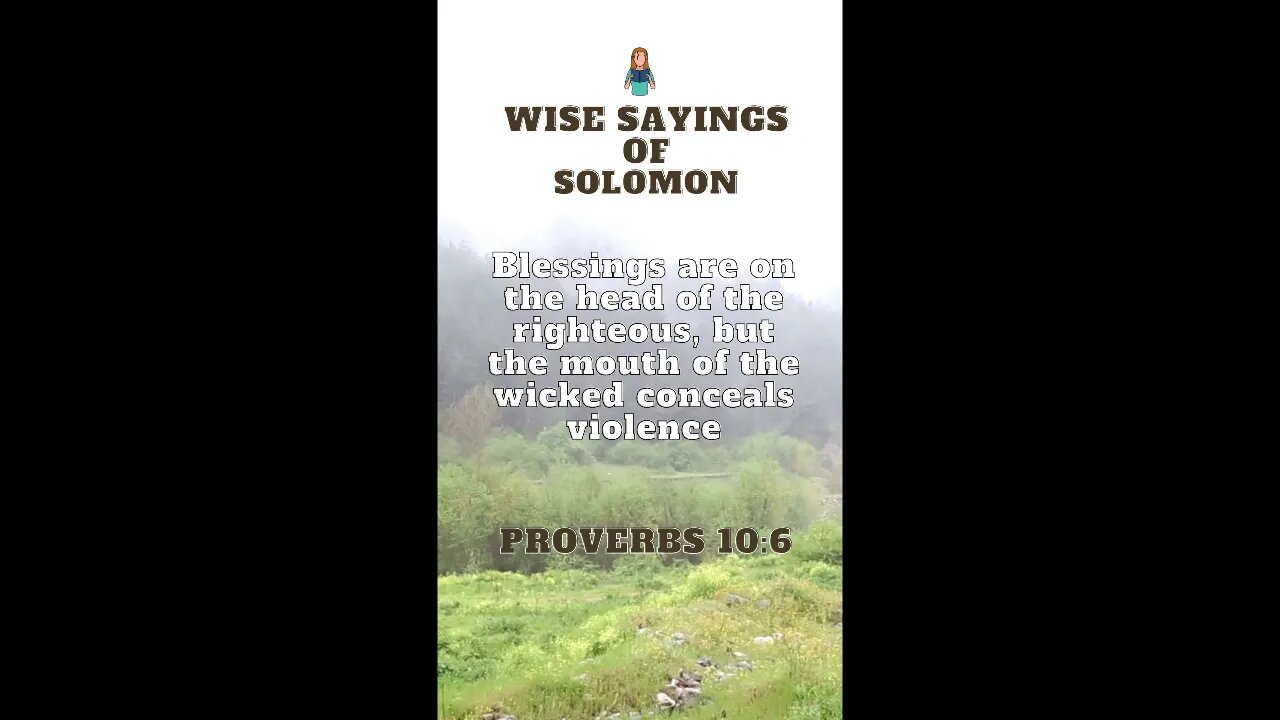 Proverbs 10:6 | Wise Sayings of Solomon