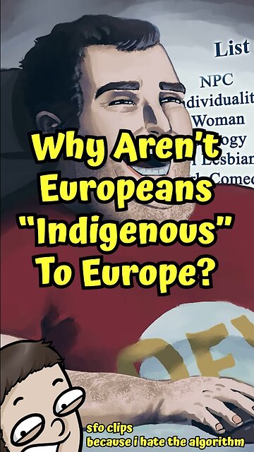Why Aren't Europeans "Indigenous" To Europe? #shorts