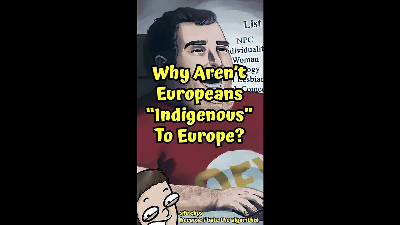 Why Aren't Europeans "Indigenous" To Europe? #shorts