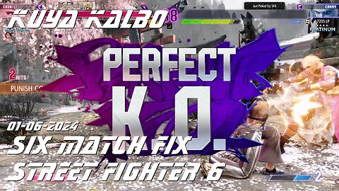 Kuya Kalbo Six Match Fix with Chun Li on Street Fighter 6 as Puyat 01-06-2024.