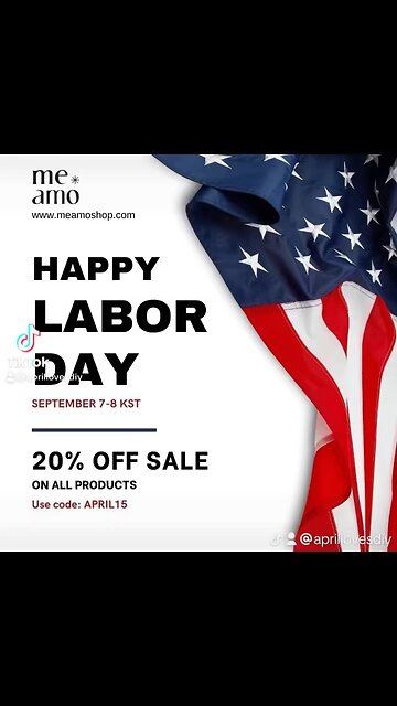 Refill all your empties with this Meamo Labor Day quickie sale 20% saved with APRIL15