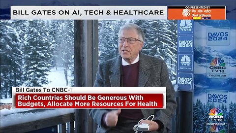 WEF 2024, Davos summit : Bill Gates excitedly announces all the new vaccines he has up his sleeve