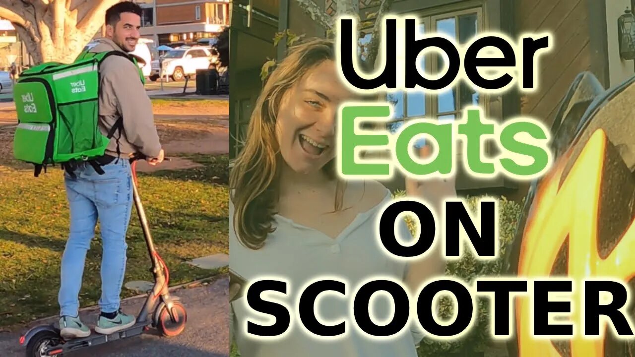 No Car? No Problem! Delivering UberEATS With Electric Scooter - $0 Expenses