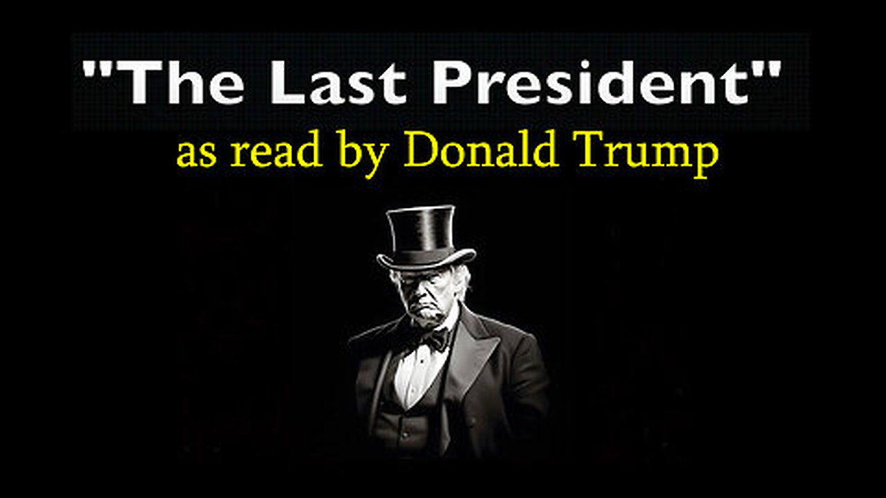 "The Last President" as read by Donald Trump!