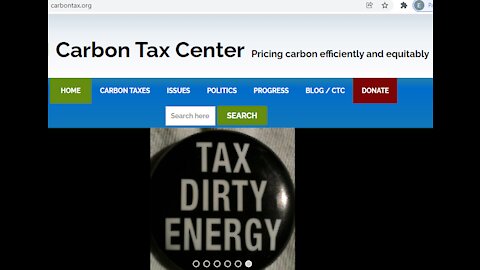 CARBON TAX IS TYRANNY-TAXING YOU ON FUELS ADVOCATES HAVEN'T GOTTEN SOCIETY OFF OF