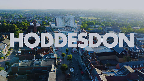 Hoddesdon from Above - 4K Drone Footage - 2024