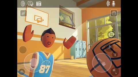 Playing BASKETBALL RECROOM!