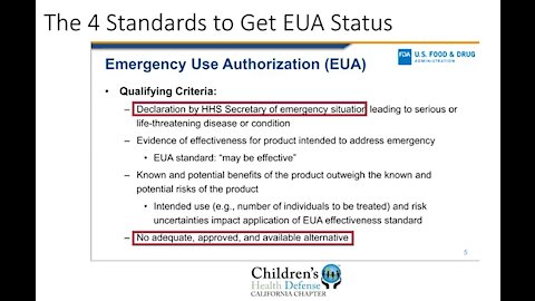 Children's Health Defense: The Quazi Approval of Comirnaty - Interview of Alix Mayer