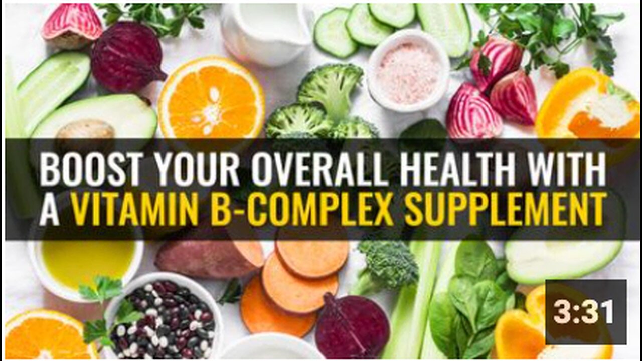 Boost your overall health with a vitamin B-complex supplement