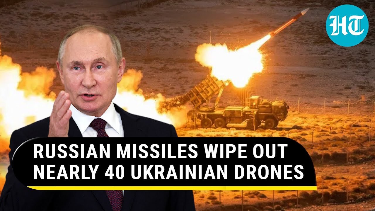 Crimea Under Attack; Russian Air Defence Missiles Strike Back At Ukrainian Drone Barrage | Watch