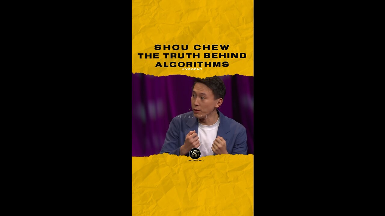 #shouchew TiKTok CEO tells the truth behind how #algorithm work. 🎥 @ted